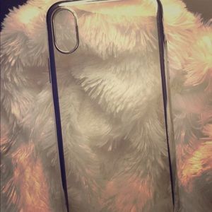 Clear plastic iPhone case